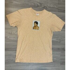 Supreme Muhammad Ali Tee Size Large Heather Orange M T-Shirt SS16 Andy Warhol